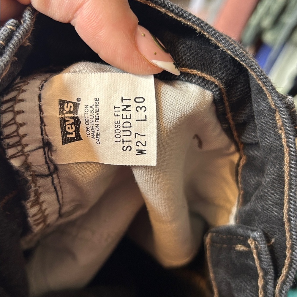 Vintage Silver Tab Loose Fit Jeans - Picture 4 of 4